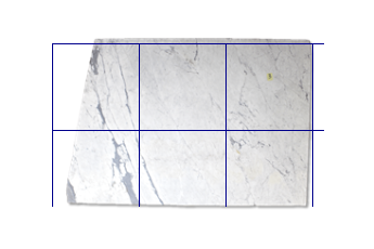 Pavimenti 80x80 cm di Statuarietto Venato marmo su misura per bagno