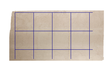 Tegels 60x60 cm van Botticino Classico marmer op maat voor badkamer