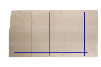 Lastrini 140x60 cm made of Botticino Classico marble cut to size for flooring