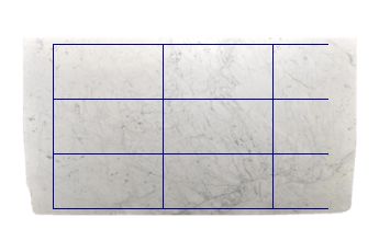 Pavimenti 100x50 cm di Statuarietto Venato marmo su misura per cucina