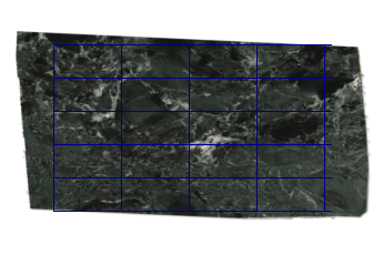 Tegels 61x30.5 cm van Verde Alpi marmer op maat voor badkamer