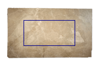 Table, rectangulaire de Emperador Light marbre sur mesure pour table 180x90 cm