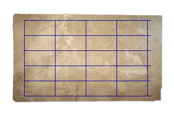 Tegels 61x30.5 cm van Emperador Light marmer op maat voor vloeren