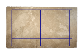 Tegels 60x40 cm van Emperador Light marmer op maat voor vloeren