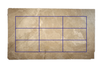 Tegels 80x40 cm van Emperador Light marmer op maat voor vloeren