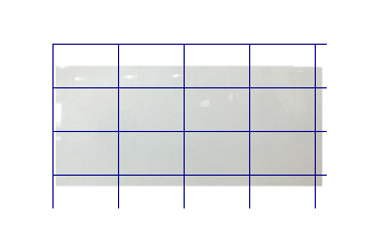 Tegels 60x40 cm van Crystal White marmer op maat voor wandbekleding