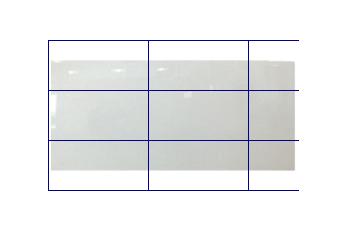 Pavimenti 100x50 cm di Crystal White marmo su misura per cucina
