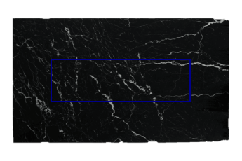 Kitchen top made of Nero Marquina marble cut to size for kitchen 200x62 cm