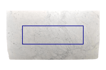 Plan de cuisine de Statuarietto Venato marbre sur mesure pour cuisine 200x62 cm