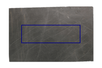 Kitchen top made of Pietra Grey marble cut to size for kitchen 200x62 cm