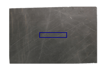 Optrede stootbord van Pietra Grey marmer op maat voor woonkamer of entree 90x18 cm