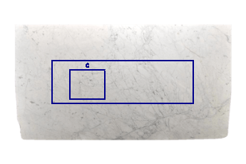 Top cucina, lavare di Statuarietto Venato marmo su misura per cucina 200x62 cm