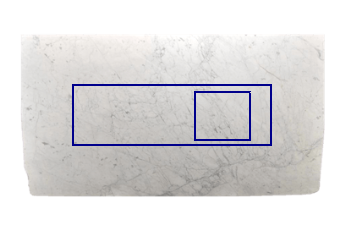 Plan de cuisine, cuire de Statuarietto Venato marbre sur mesure pour cuisine 200x62 cm