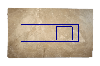 Plan de cuisine, cuire de Emperador Light marbre sur mesure pour cuisine 200x62 cm
