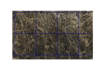 Tiles 70x70 cm made of Emperador Dark marble cut to size for flooring