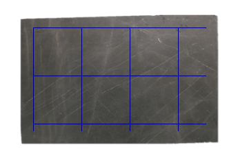 Tegels 70x70 cm van Pietra Grey marmer op maat voor wandbekleding