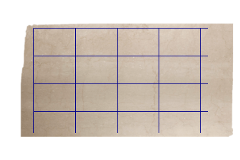 Tiles 60x40 cm made of Botticino Classico marble cut to size for flooring