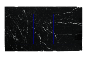 Dalles 80x40 cm de Noir Marquina marbre sur mesure pour sols