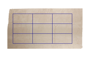 Tegels 80x40 cm van Botticino Classico marmer op maat voor vloeren