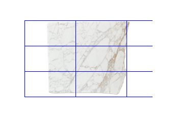 Tiles 100x50 cm made of Calacatta Oro marble cut to size for bathroom