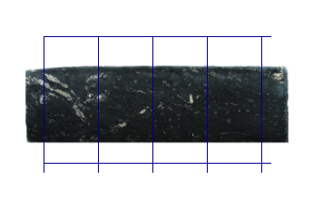 Open boek paneel van Titanium Black graniet op maat voor vloeren