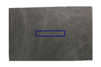 Windowsill made of Pietra Grey marble cut to size for living or entrance hall 100x20 cm
